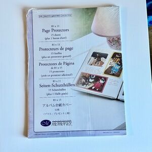 NEW Creative Memories Page Protectors 8.5 x 11 Sealed 16 Sheets Scrapbooking